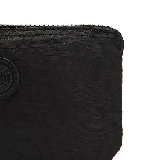 Kipling Creativity Large Pouch Bags Urban Black Jacquard | AU 2085LI